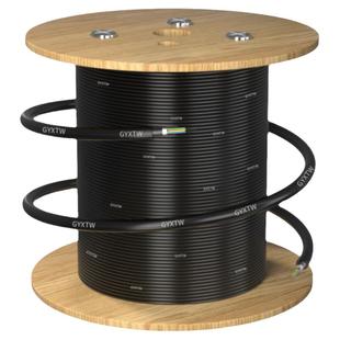 4芯室外光缆GYXTW-4B1四芯单模铠装光纤线中心束管式光缆6芯8芯12芯 架空轻铠户外光纤线四网合一监控安防线