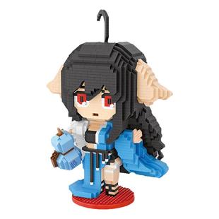 LOZ/俐智狐妖小红娘周边微小颗粒拼装积木玩具涂山雅雅模型礼物