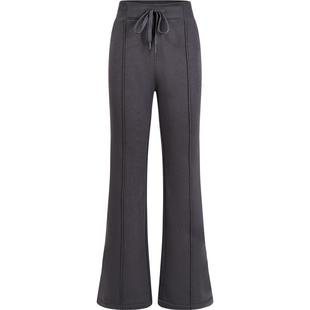 本来BENLAI女士抗静电加厚保暖抓绒休闲喇叭裤25冬新款BNM650032