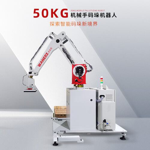 50KG编织袋码垛设备厂家现货自动包装线瓦楞纸箱机械手码垛机器人