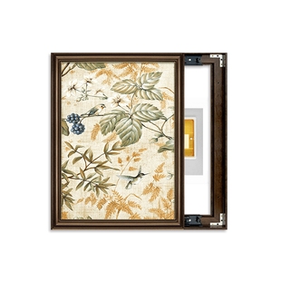 美式电表箱装饰画餐厅配电箱遮挡挂画电闸盒客厅壁画高级感免打孔