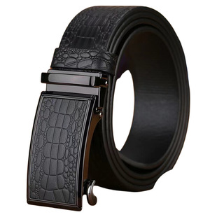 意大利真皮皮带男真皮自动扣头层牛皮纯牛皮男士商务轻奢腰带