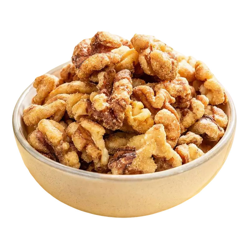 新货椒盐核桃仁咸味炒熟核桃肉坚果零食干果袋装小包装独立超市