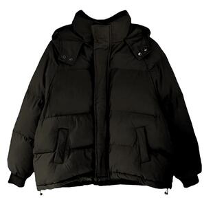 小个子短款黑色羽绒棉服女2025秋冬季新款加厚学生百搭面包服外套