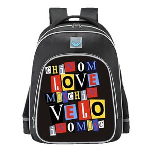 游戏周边Alphabet Lore书包 字母传说印花中小学生双肩背包