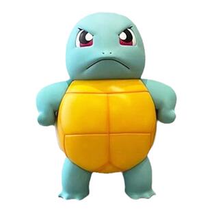 神奇宝贝生气傲娇杰尼龟卡拉卡拉小火龙可达鸭耿鬼潮玩手办大摆件