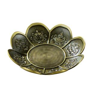 藏老喵八吉祥香盘香托 线香盘香插香底座 家用室内香炉接香灰托盘