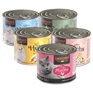 德国Leonardo小李子猫主食罐成幼猫咪湿粮鲜肉罐增肥猫罐头
