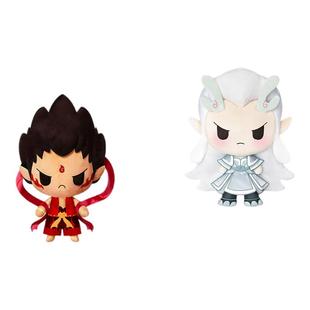 灵动创想哪吒之魔童闹海2毛绒芽豆豆盲盒敖丙手办玩偶周边公仔