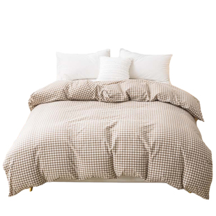 100全棉水洗棉被套单件加厚被罩单套纯棉单人纯色180x200x230被单