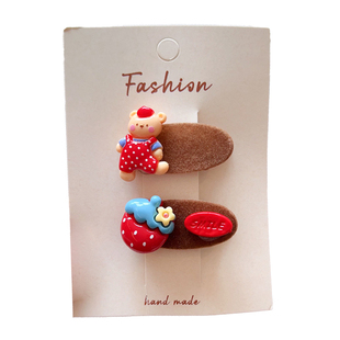 婴幼儿韩版卡通可爱发夹儿童2026秋冬款胎毛夹发饰宝宝前额碎发夹