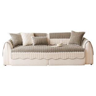 四季通用沙发垫冬2025新款高级感固定防滑皮坐垫子座垫套罩盖布巾