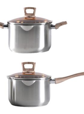 【八度空间】样板间灶具燃气灶不锈钢汤锅摆件样板房软装厨房厨具