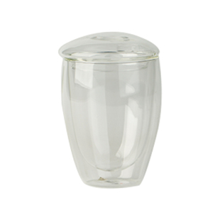 三勤堂水杯玻璃杯双层泡茶杯家用耐高温不烫手大容量红茶杯办公杯