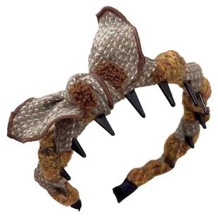 蝴蝶结发箍女高颅顶2025新款秋冬发带洗脸专用头箍压发卡发捆头饰