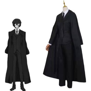 现货文豪野犬黑手党风衣中原中也太宰治cosplay服装女动漫套装男