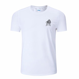 【小宋老师同款】夏季新款羽毛球T恤卡通印花羽球运动训练短袖