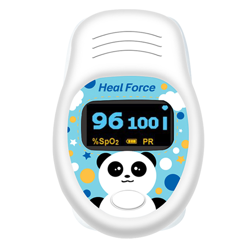 力康儿童血氧仪脉搏血氧饱和度检测仪指夹式脉氧仪测心跳心率家用