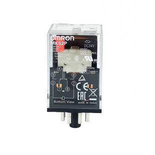 欧姆龙OMRON原装功率继电器MKS2P MKS3P AC220V DC24V 10A