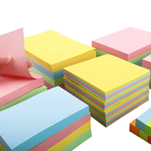 益而高便利贴学生用网红便利贴小条标记便利贴告示贴N次贴留言贴