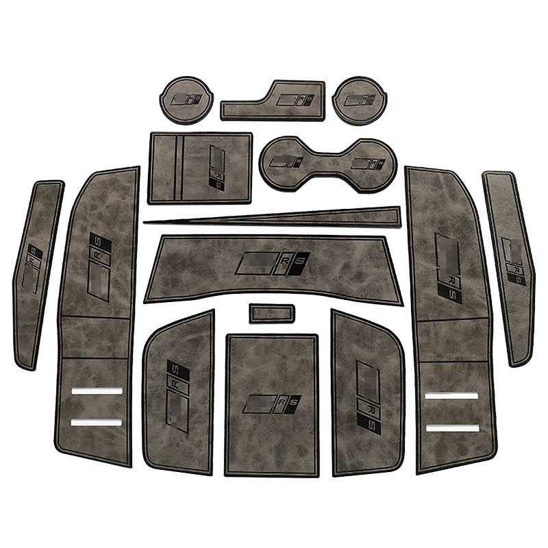 适用于奥迪Q3Q5L皮革门槽垫