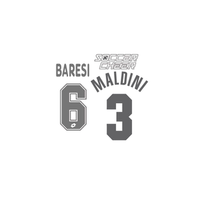 AC米兰球衣字体卡卡印号订制包邮2425赛季新款特奥莱昂普利西奇