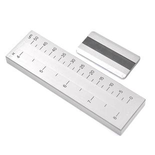 刮板细度计0~25/50/100μm单槽不锈钢细度板 高精度QXD细度刮板