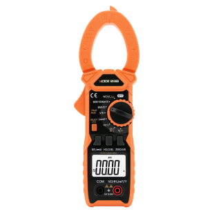 胜利交直流钳形数字万用表VC6056B/AC高精度电工多功能钳型电流表