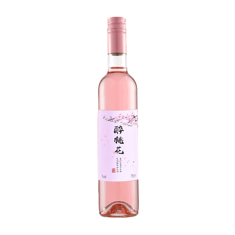 微醺醉桃花750ml低度甜酒桃花酒水果酒酒少女酒微醺餐酒女士