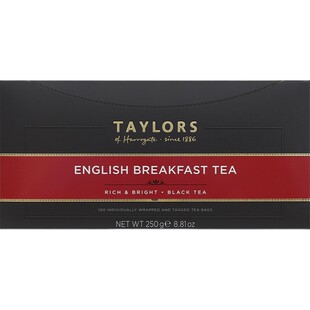 英式下午茶Taylors茶泰勒茶英式早餐红茶包英国茶原装进口多规格