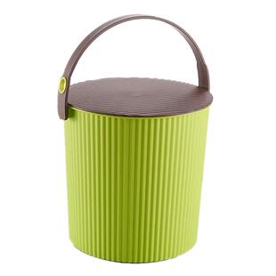 炫彩整理收纳桶玩具垃圾桶钓鱼桶塑料有盖清洁洗衣桶收纳凳水桶