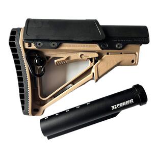 威迈斯CTR后托增高激趣HK416博涵背带qd扣司骏mk18金属托芯配件