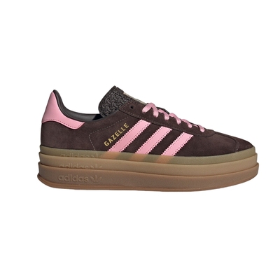 adidas阿迪达斯三叶草T头鞋女GAZELLE BOLD厚底板鞋德训鞋 IH6786