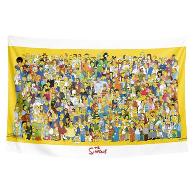 辛普森墙布背景布海报挂布