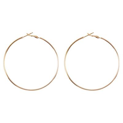 欧美超大圈圈耳环夸张圆圈耳饰