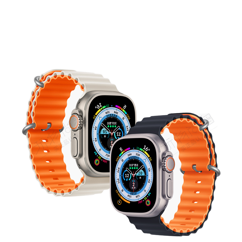 适用苹果iWatch硅胶表带