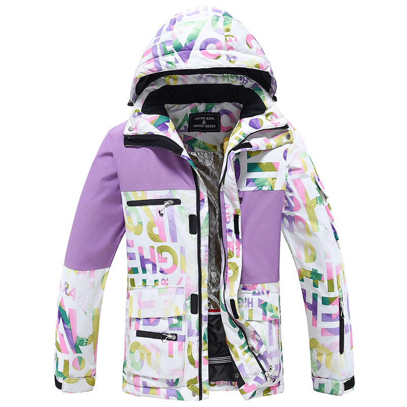 滑雪服女款冬季单双板防风保暖