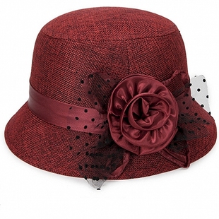 中老年礼帽春夏季外出游玩遮阳帽夏天户外妈妈奶奶防晒草帽帽子女