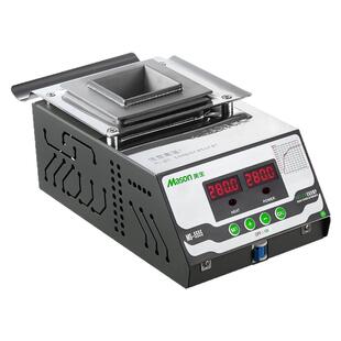 美生MS-5555小型长方形融锡炉双数显恒温焊锡锅钛合金锡炉可定制