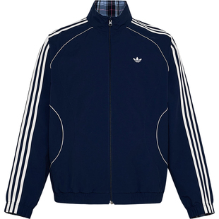 Adidas/阿迪达斯正品三叶草男士立领双面穿宽松外套KT6367