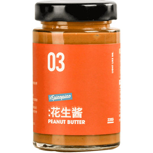 VEpiaopiao 纯花生酱 不加白糖非遗工艺低速石磨三明治吐司面包酱