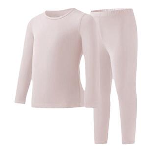 JOANNALONNG秋冬儿童A类VC慕斯绒保暖内衣无骨家居服秋衣裤套装