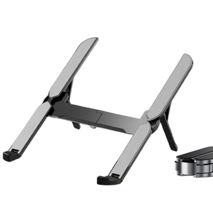 超轻小巧便携折叠铝合金笔记本电脑支架散热可调角度适用苹果电脑笔记本桌面支架立式散热升降增高办公高颜值