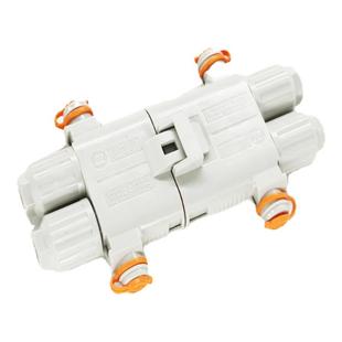 100a防水驻车空调电源插头发电机公母对接头2芯端子接线保险盒