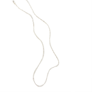 NFF极简主义小众高级闪烁项链男嘻哈简约蛇骨链锁骨链欧美冷淡风