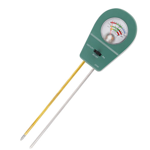 土壤湿度检测仪酸碱度土地花盆植物化验光照养分ph值传感器探测器