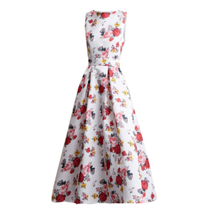 明星款气质名媛走秀礼服彩色长裙度假好看很仙糖果色大码连衣裙女