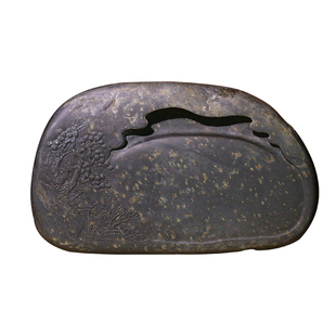 【孤品】国家非遗 张子坚砚台作品《山居秋暝》歙砚老坑金星坑 金星砚台 天然原石精品歙砚台文房四宝 YT6786