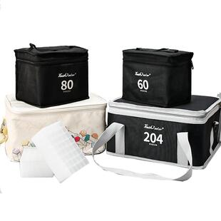 Touchcolor马克笔收纳盒专用笔袋文具袋收纳包便携袋文具盒ins日系新款小学生儿童80色装马克笔手提袋子盒子
