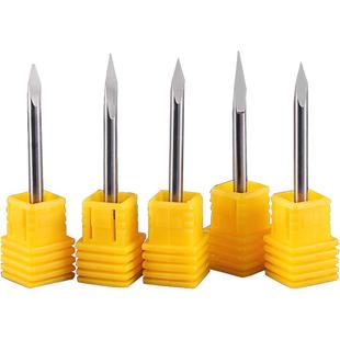 威特3A玉石雕刻刀3.175三棱尖刀cnc刻字钨钢雕刻刀数控雕刻机刀头